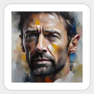 Hugh Jackman`s face Sticker